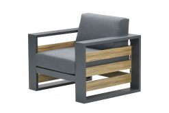 07786gt 1 5mb vrijstaand 247x165 - Garden Impressions Solo lounge fauteuil - Carbon Black/Mystic Grey