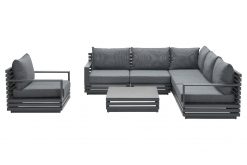 20700sy 20704sy 1 5mb vrijstaand 247x165 - Garden Impressions Massa Loungeset met loungestoel - Carbon Black / Mystic Grey