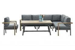 33920jc 33922jc sfeer 1 5mb 247x165 - Garden Impressions Morgana dining loungeset + fauteuil - Carbon black/Vintage Teak