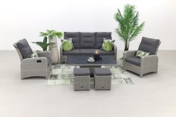 632a9629 247x165 - Verstelbare loungeset Hollywood met bijzetkrukjes- white grey