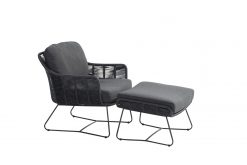 91273 91275  belmond living chair with footstool anthracite 01 247x165 - Taste Belmond Loungestoel + Voetenbank - Antraciet