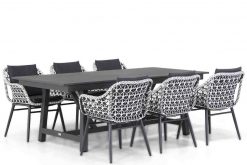 dolphin black white general 7 delig 247x165 - Lifestyle Dolphin/General 217/277 cm dining tuinset 7-delig