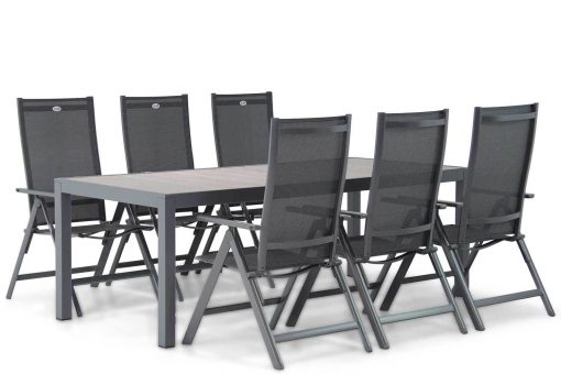 hartman aruba aluminium standenstoel residence tuintafel 220 cm 510x340 - Hartman Aruba/Residence 220 cm dining tuinset 7-delig