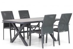 presto ricadi aluminium stapelstoel crossley tuintafel 185 cm 247x165 - Presto Ricadi/Crossley 185 cm dining tuinset 5-delig