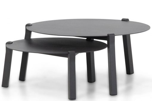 rimini lounge tafelset rond aluminium 1 x 75cm en 1x 60 cm 510x340 - Lifestyle Rimini lounge tafelset 2-delig