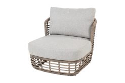 213919  lugano living chair pure with 2 cushions 01 vrijstaand 247x165 - 4SO Lugano loungestoel - Pure