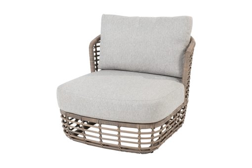 213919 lugano living chair pure with 2 cushions 01 vrijstaand 510x340 - 4SO Lugano loungestoel - Pure