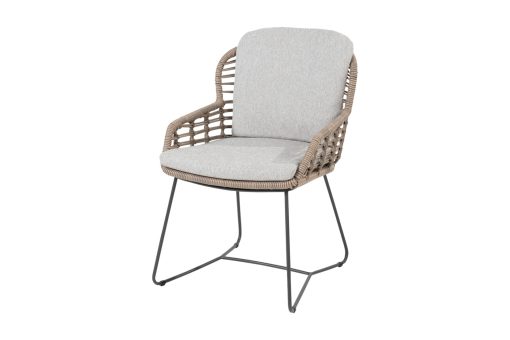 213922 lugano dining chair pure with 2 cushions 01 vrijstaand 510x340 - 4SO Lugano dining stoel - Pure