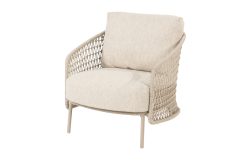213936  puccini living chair latte with 2 cushions 01 247x165 - 4 Seasons Puccini loungestoel - Rope