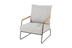 213957  balade living chair anthracite with 2 cushions 01 247x165 - 4 Seasons Balade loungestoel