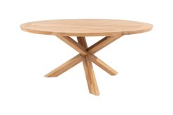 91306 91419  prado dining table 160 cm teak top with teak legs 01 247x165 - Taste Prado tuintafel - 160 cm. rond - Teakhout