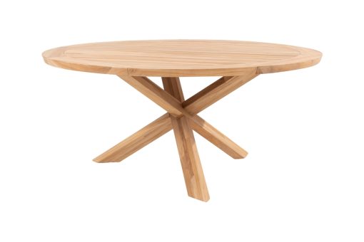 91306 91419 prado dining table 160 cm teak top with teak legs 01 510x340 - Taste Prado tuintafel - 160 cm. rond - Teakhout