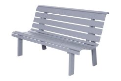 bella bench grey lr 247x165 - Bella houten tuinbank - Dark grey - 3-zits