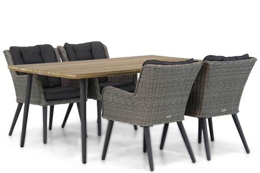 garden collections boston wicker dining tuinstoel montana tuintafel 180 cm 510x340 - Garden Collections Boston/Montana 180 cm dining tuinset 5-delig