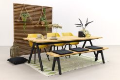 lr 632a2430 247x165 - Hartman tuinset Sophie Studio Yellow/Mason teak tafel 240 cm. + bank - 5-delig