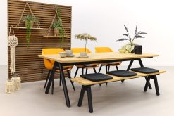 lr 632a2485 247x165 - Hartman tuinset Sophie Studio Orange/Mason teak tafel 240 cm. + bank - 5-delig
