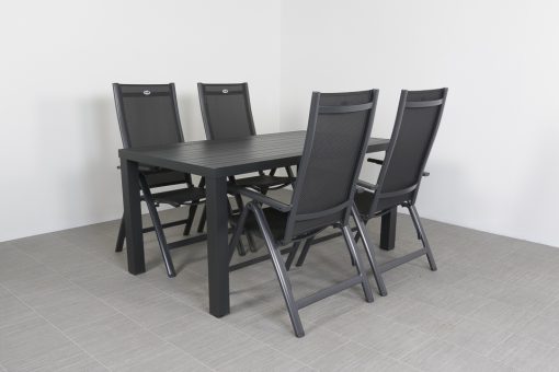 lr lena aluminium tafel 160x90 dining 4 roma voor 6a4825 510x340 - Hartman Roma/Lena 160 cm. tuinset - 5-delig verstelbaar