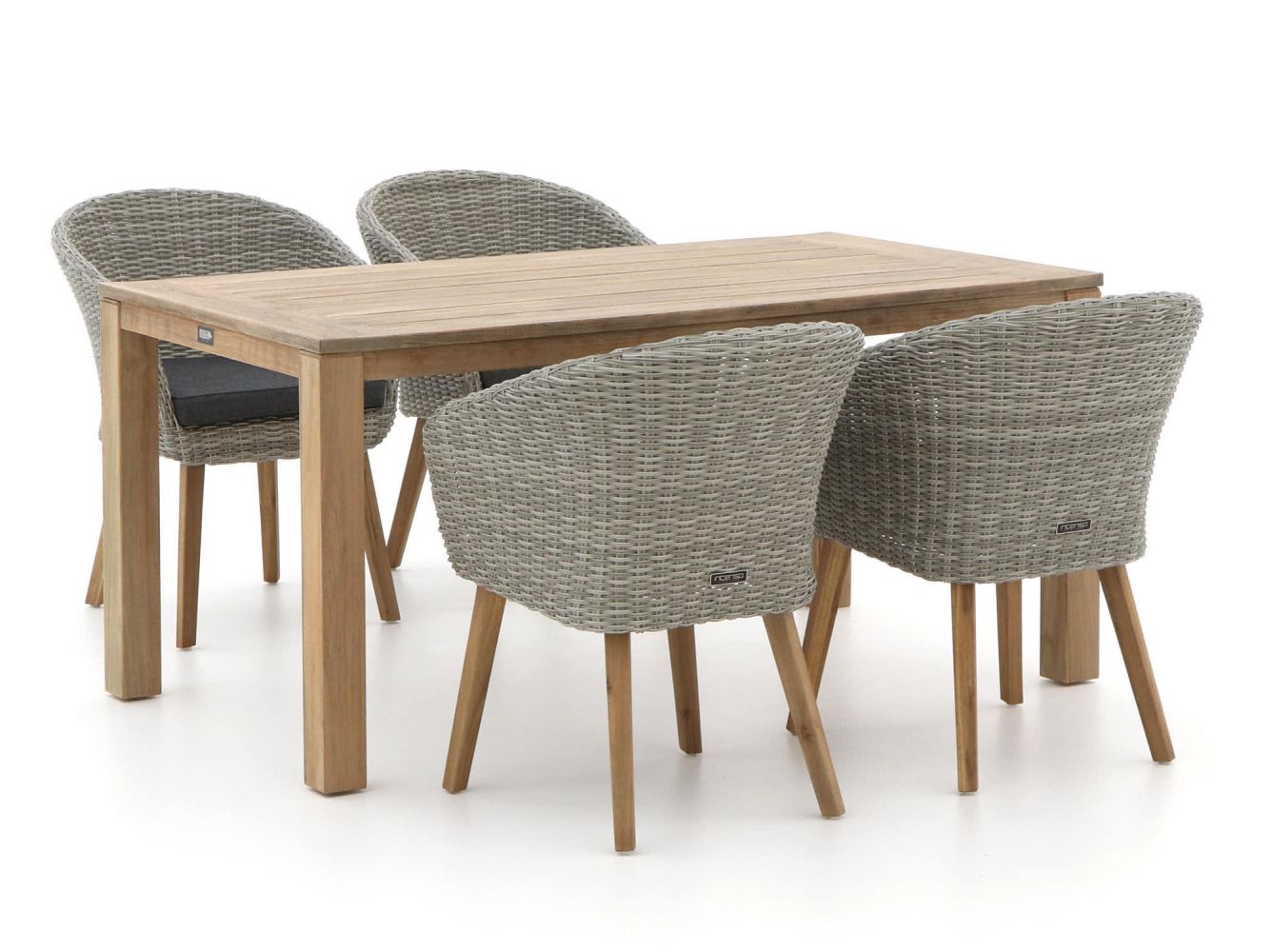 2189a549b78d3279c25b368867f6cb7a60bb0499 118281 p01 tgivtq2nyhgjlflj - Intenso Tropea/ROUGH-S 160cm dining tuinset 5-delig