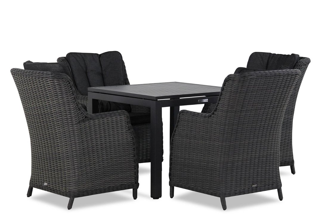 content 10 1 - Garden Collections Buckingham/Concept 90 cm dining tuinset 5-delig
