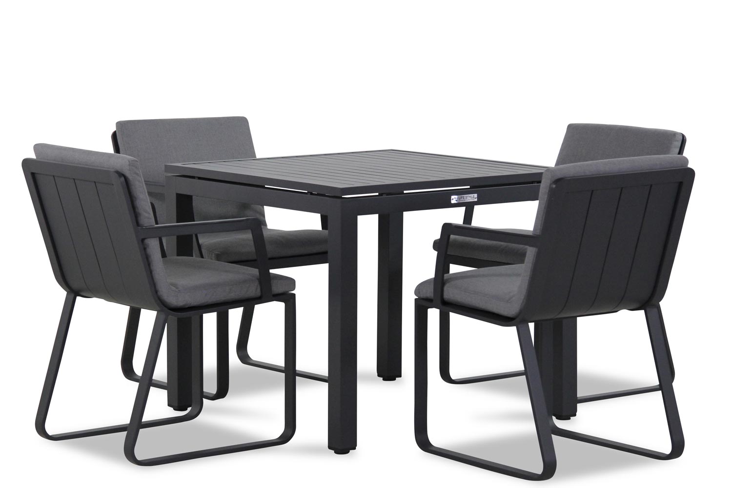 estancia stoel met concept 90 cm 4p 1 - Lifestyle Estancia/Concept 90 cm dining tuinset 5-delig